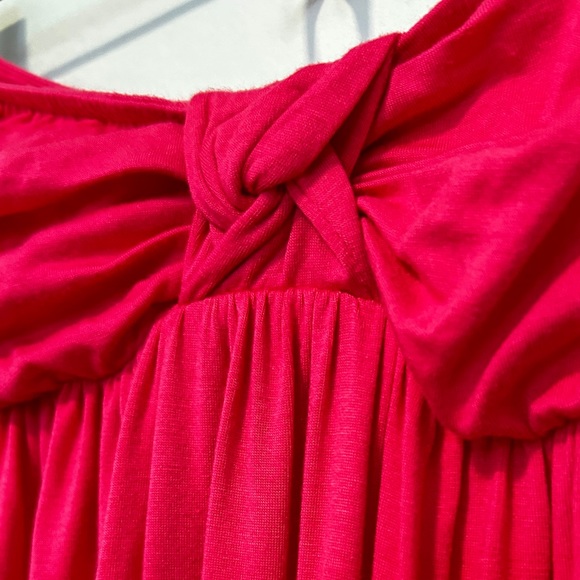 Hot pink rachel pally strapless maxi dress. Barbiecore!  NWT - Picture 3 of 5